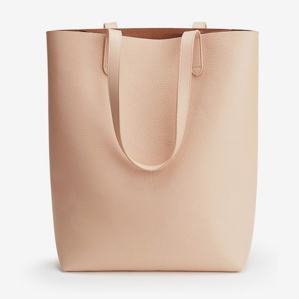 Cuyana Tall Structured Leather Tote