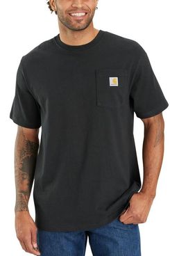 Carhartt Camiseta holgada y pesada de manga corta con bolsillo