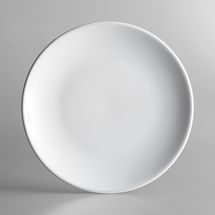 Acopa 6 ½” Bright White Coupe Stoneware Plate