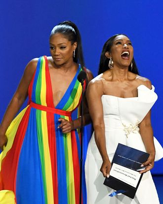 Tiffany Haddish and Angela Bassett.