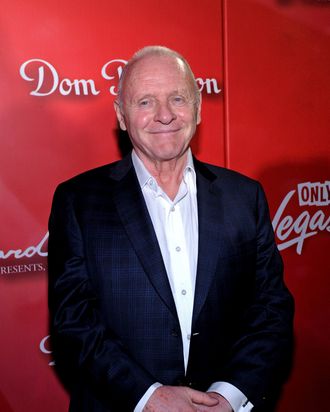 Actor Anthony Hopkins arrives at the Keep Memory Alive foundation's 