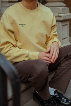 Way Forward New York Lover Crewneck in Yellow