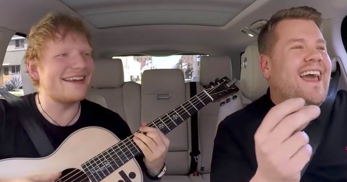 Watch Ed Sheeran's 'Carpool Karaoke' With James Corden