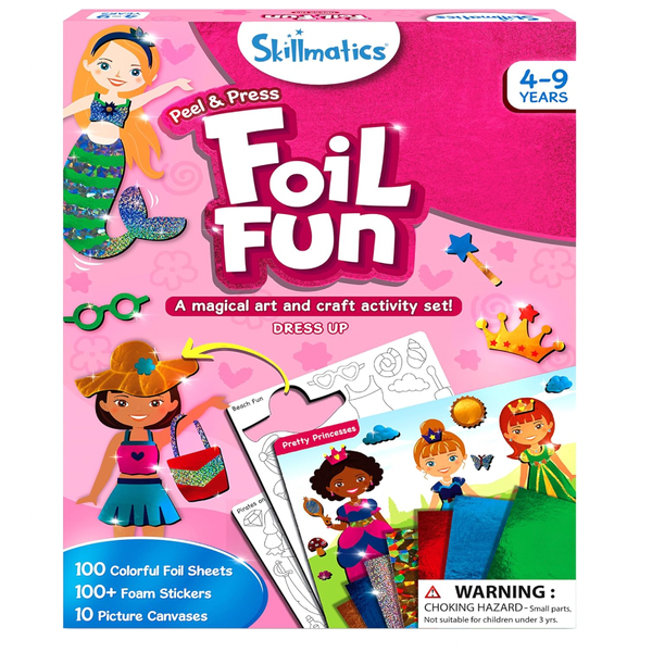 Skillmatics Art & Craft Activity - Foil Fun Dress Up