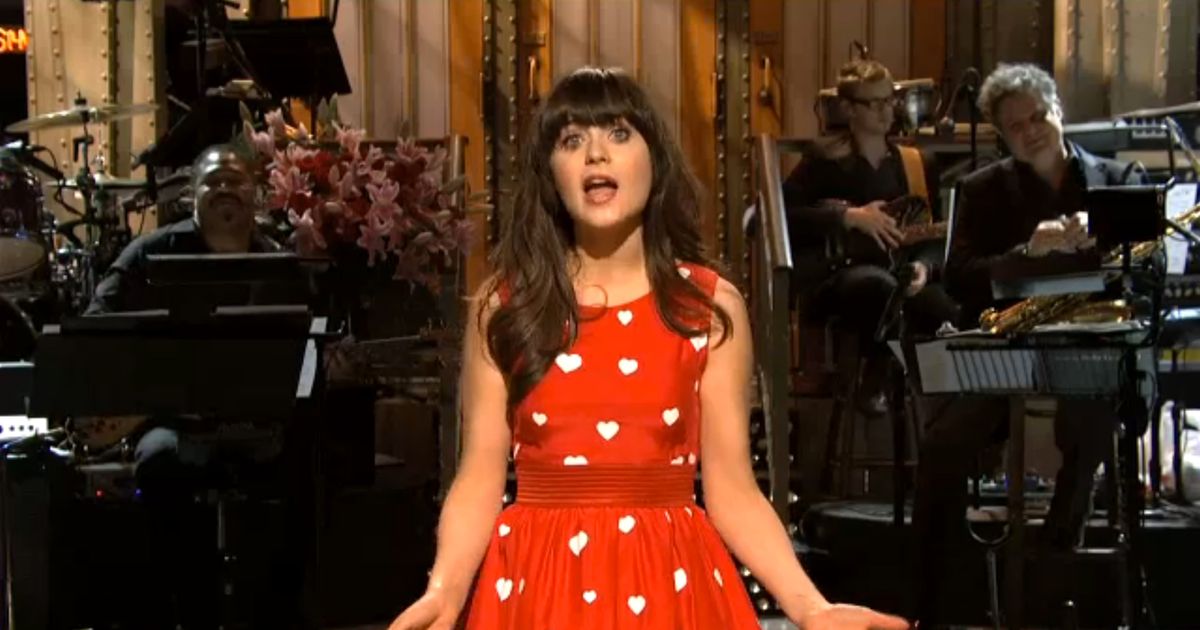 サタデーナイトライブ要約：Zooey Deschanel、スケジュール中に不快