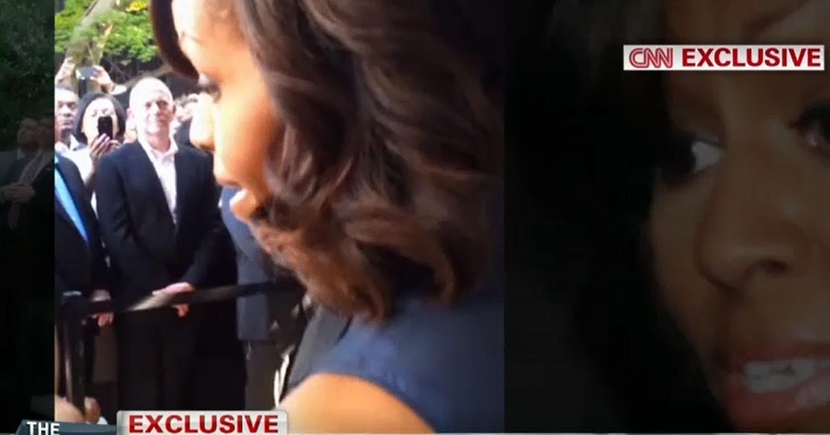 Watch Michelle Obama Leave The Stage Because Of A Heckler And Then Come Back