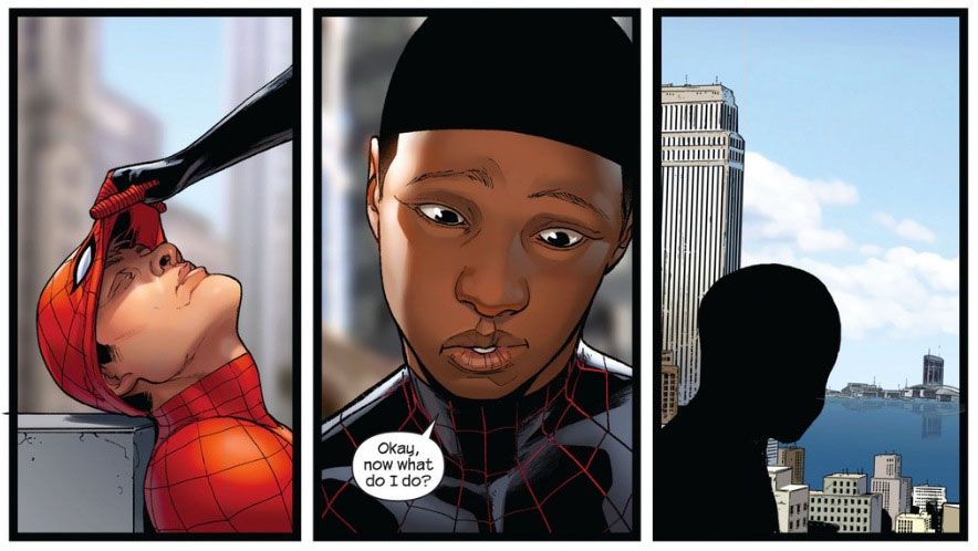Miles Morales y la responsabilidad de ser Spider-Man. 