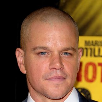 Actor Matt Damon.