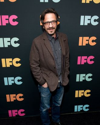 Comedian Marc Maron attends the 2014 IFC Upfront at Roseland Ballroom on March 20, 2014 in New York City. 