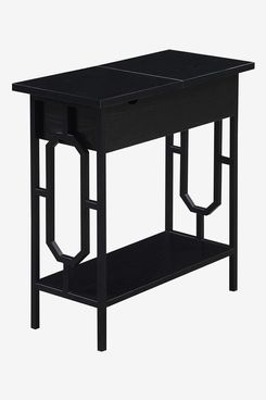 Convenience Concepts Omega Flip Top End Table with Charging Station