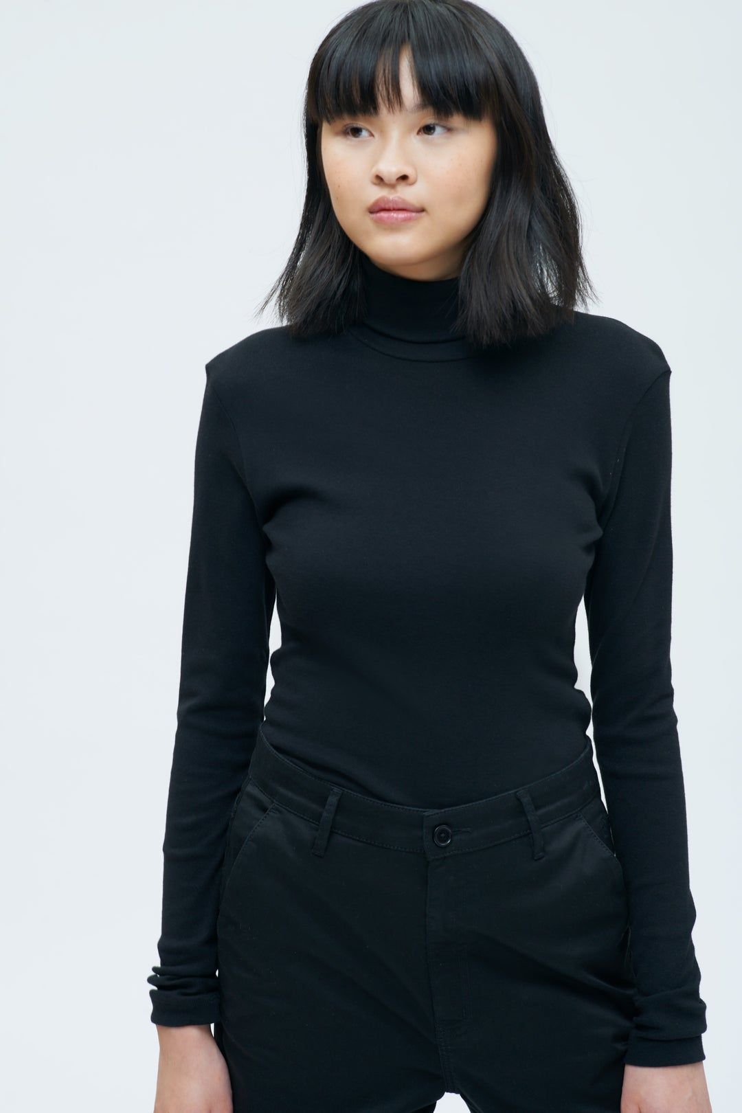 Turtleneck Black and White Shirt: The Must-Have Staple for Your Fall ...