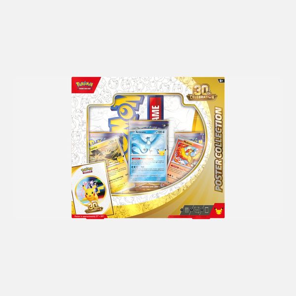 Pokemon Trading Card Game: 30th Celebration Poster Collection Box