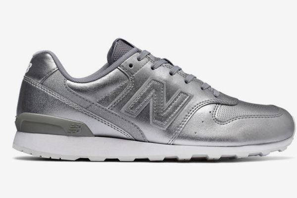 New Balance WL696 Suede Sneakers
