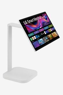 LG 32 Inch 4K UHD IPS Touchscreen Smart Monitor Swing with Rolling Stand