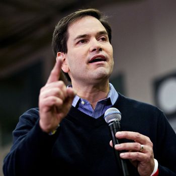 Presidential Candidate Marco Rubio Holds Pre-Debate Rally Event