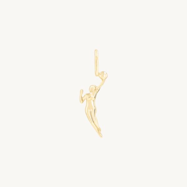Catbird Slam Dunk Gold Charm