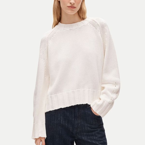 J.Crew Rive Crewneck in Cotton