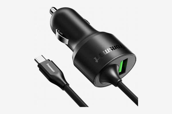 Tronsmart 33W Dual USB and USB C Car Charger with Quick Charge 3.0 Technology