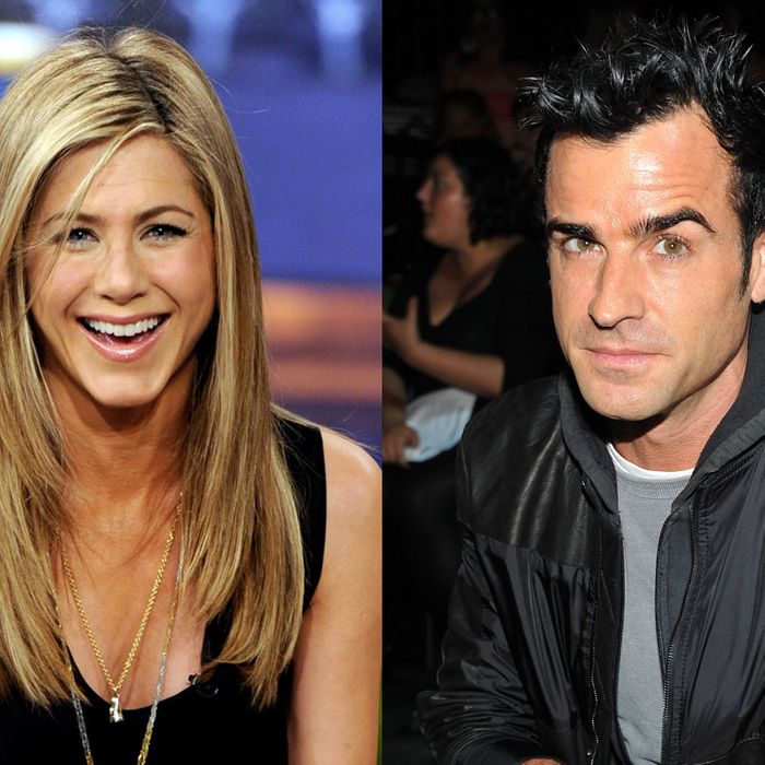 Justin Theroux Is Taking Jennifer Aniston's Hair Products