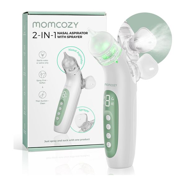 Momcozy BreezyClear 2-in-1 Electric Nasal Aspirator