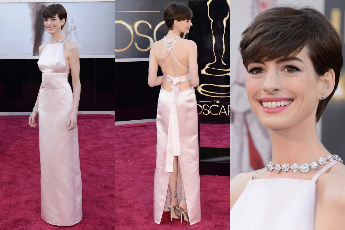 anne hathaway red carpet style