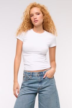Abercrombie Longline Seamless-Fabric Baby Tee