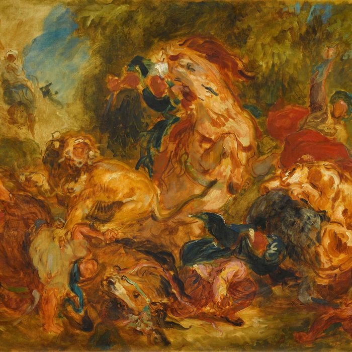 What Was Delacroix Doing Breaking Art History In Half