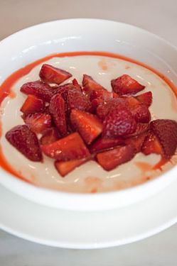 with housemade creme fraiche