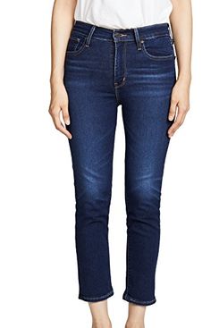 Levi's 724 High Rise Straight Crop Jeans
