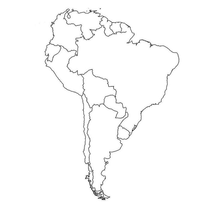 map of latin america black and white Why A Map Of South America Is Going Viral map of latin america black and white