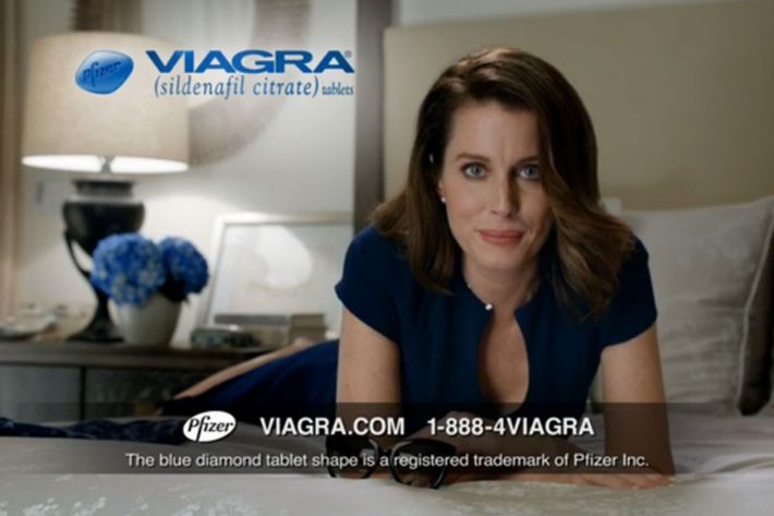 Why Does Every Woman in a Viagra Ad Pose Like This