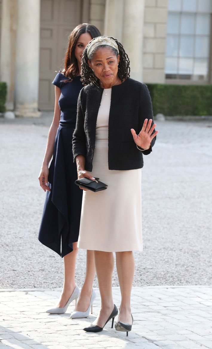 Meghan Markle and Doria Ragland.