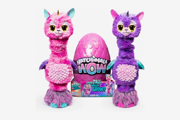 Hatchimals WOW, Llalacorn 32-Inch Tall Interactive Hatchimal With Re-Hatchable Egg
