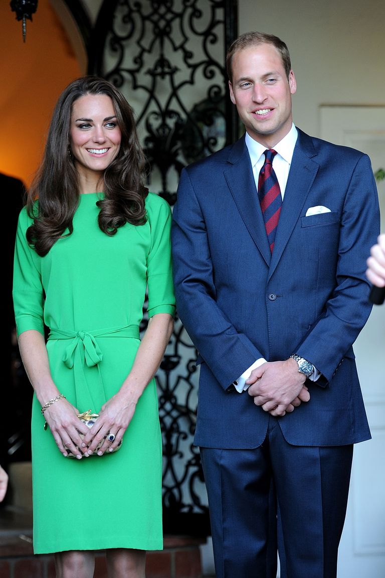 LOS ANGELES, CA - JULY 08:  Catherine, Duchess of Cambridge and Prince William, Duke of Cambridge attend a private reception held at the British Consul-General’s residence on July 8, 2011 in Los Angeles, California. The newly married Royal Couple are on the ninth day of their first joint overseas tour. The 12 day visit to North America winds down with a three day visit to Southern California.  (Photo by Frazer Harrison/Getty Images for British Consul-General-Los Angeles)