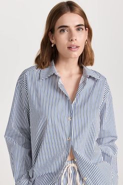 Donni. Pop Button Down