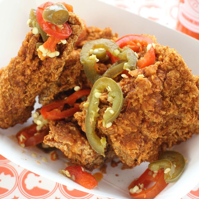 Blue Ribbon's fried chicken is always a good choice.