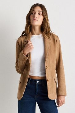 Quince 100% Suede Blazer