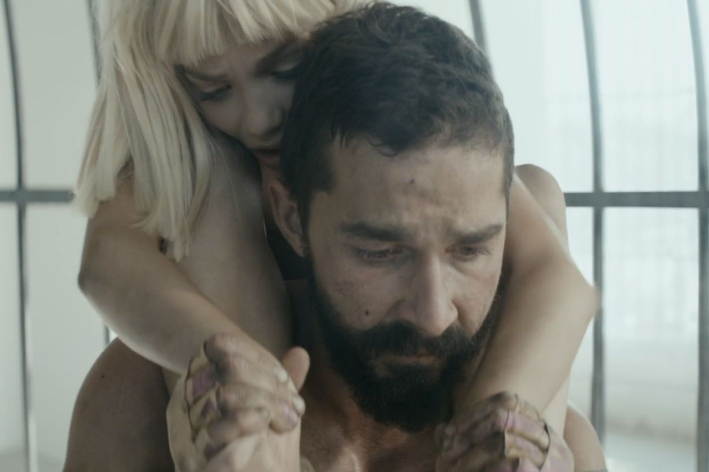 Shia Labeouf And The Chandelier Girl Have A Cage Match Dance Off For Sia