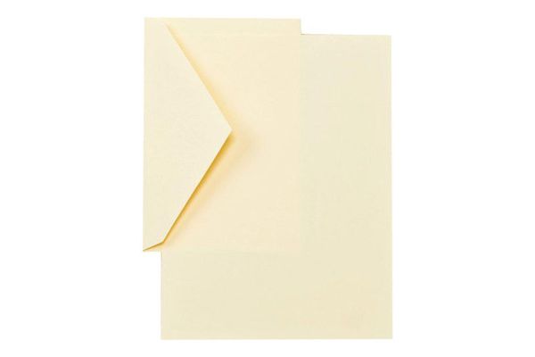 Crane CH3116 Ecruwhite Half Sheets, 40 sheets / 20 envelopes