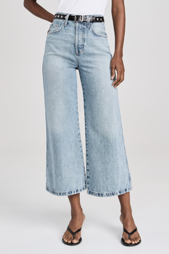 Favorite Daughter The Masha Super High Rise Wide Leg Crop Jeans