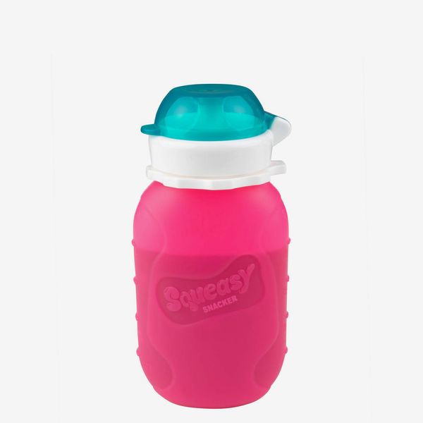 Squeasy Snacker Spillproof Silicone Reusable Food Pouch - 6 Oz.
