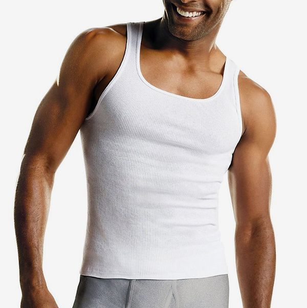 Mens Clothing T-shirts Sleeveless t-shirts TOPMAN Rib Tank Top in White for Men 