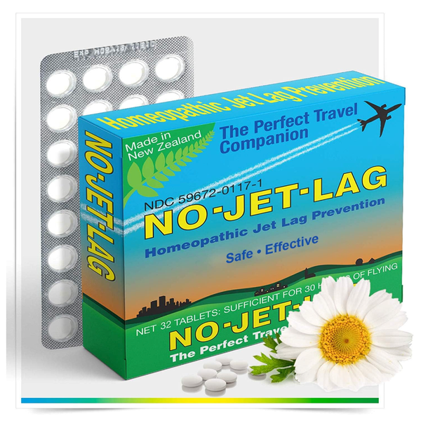 Miers Laboratories No Jet Lag Homeopathic Jet Lag Remedy (1 Pack, 32 Chewable Tablets)