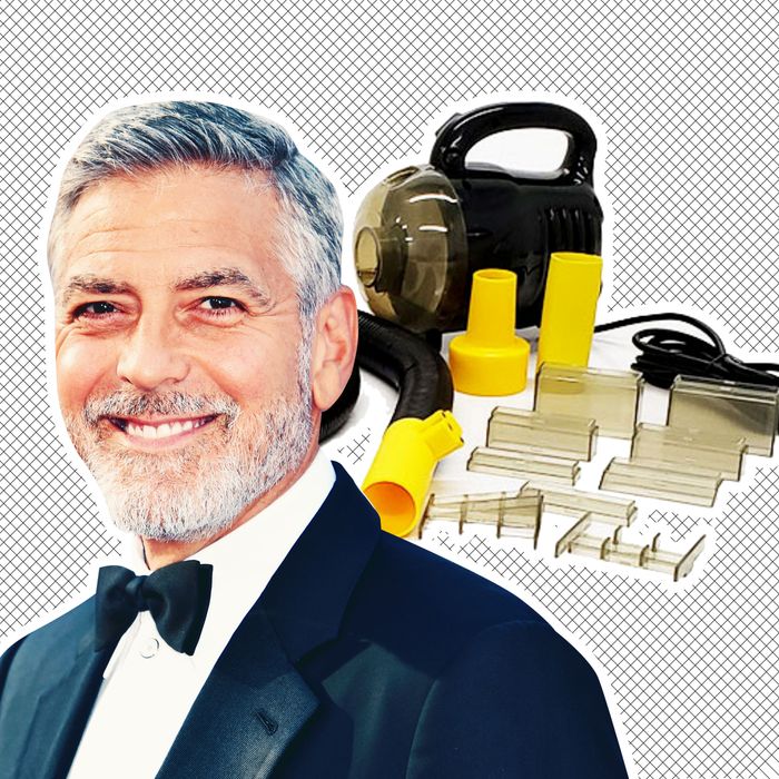 George Clooney Cuts His Hair With a Vacuum Attachment - The Cut