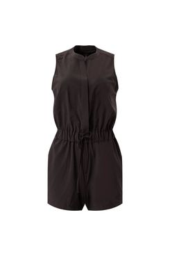 Girlfriend Collective Stretch Woven Sleeveless Romper