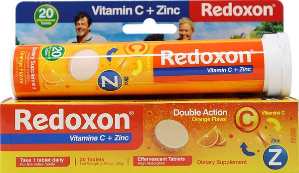 Redoxon Orange Effervescent Vitamin C with Zinc