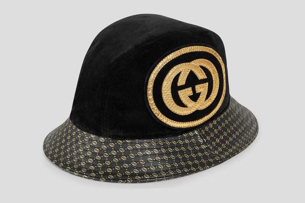 Gucci Leather Hat