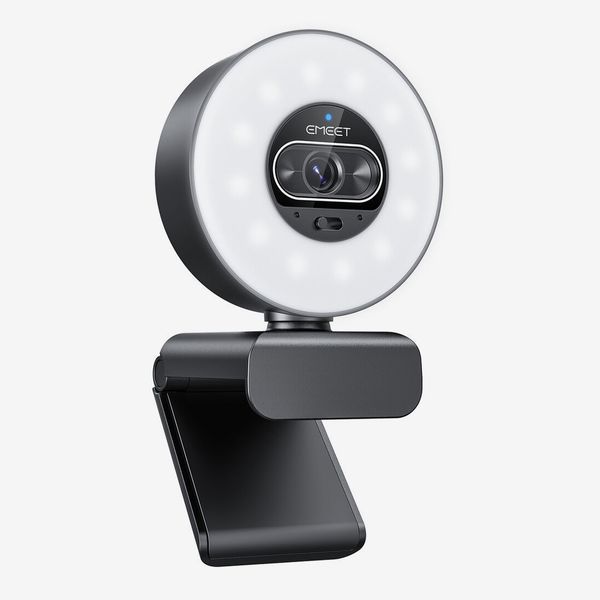 EMEET SmartCam S600L 4K Streaming Webcam with Built-in Ring Light