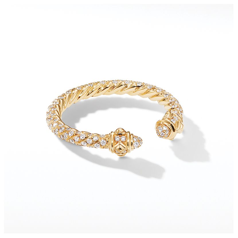 Renaissance Full Pavé Ring in 18K Gold