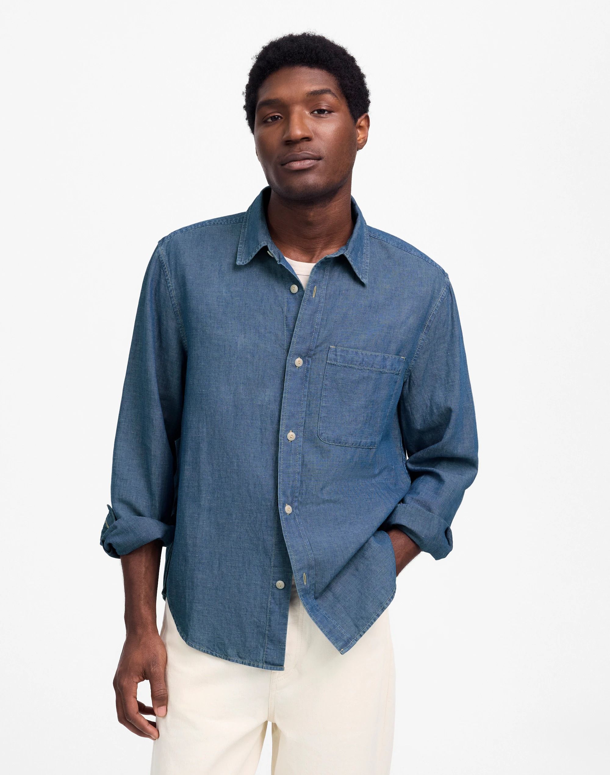 My Hunt for a Just-Slouchy-Enough Denim Shirt The Strategist